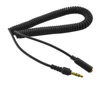3.5mm Female to Male Extension Cable Stereo Coiled Cable for Microphones and Headphones, Durability Headsets Cord Microphones Extension Cord