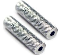 3.5mm Female to Socket Jack Coupler Joiner Adapter AUX Stereo Connector Barrel