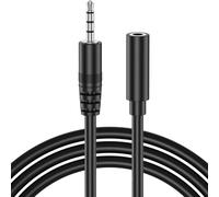 3.5mm Headphone Extension Cable Aux Cord, 3.5mm TRS Male to Female Stereo Extension Cord Adapter, Gold-Plated Audio Aux Jack Extender for Headphones,Car Home Stereos,Samsung,Sony & More,1M