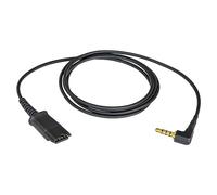 3.5mm Headset Adapter Cable Compatible with Plantronics QD for Android Cell Phone Smartphone Tablet Mac Laptop & Other Smart Devices with Single 3.5mm Jack 4 Poles CTIA