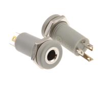 kenable 3.5mm Jack 4 Pole Solder Panel Mount Terminal AV Adapter [2 Pack]