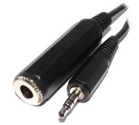 3.5mm Jack Plug to 6.35mm Jack Socket Cable 1.8m
