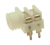 3.5MM JACK SOCKET, MONO, PCB, WHITE; CL1384W; Qty X 1