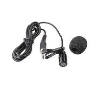 3.5mm Lavalier Lapel Microphone Noise Cancelling Microphone Enhanced Clear Voice Professional Lavalier Clip-on Microphone for Clear Sound