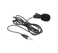 3.5mm Lavalier Microphone Hand-Free Mini Wired Collar Clip Mic