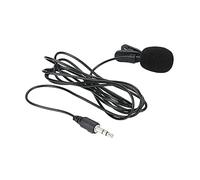 3.5mm Lavalier Microphone Hands-Free Collar Clip Mic For Video Video Conference Vlogging Lavalier Lapel Microphone Studio Omnidirectional With Easy Clip On PC