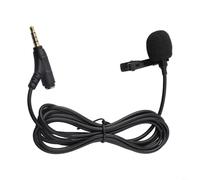 3.5mm Lavalier Microphone, Omnidirectional Condenser Mic Professional Grade With Easy Clip On System, Wired Clip On Microphone