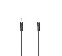 3.5mm Male Audio Jack Extension/Female Plug, Stereo, 3.0m