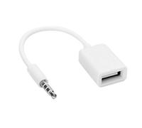 3.5mm Male to USB Female AUX Audio Cable Converter Adapter Cord for CD Player, Computer, Mobile Phone, MP3, etc.