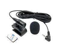 3.5mm Microphone Compatible Replacement for Alpine CDA CDE ILX INE INA UTE X-Series Car Stereo Receiver - Clip-On Dash Mic for Bluetooth Voice Control and Clear Call Audio with 9FT Cable