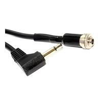 kenable 3.5mm MONO Chassis Panel Mount Socket to Right Angle Jack Cable 2m