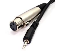 kenable 3.5mm Mono Jack PC Laptop to XLR Female Mixer Speaker Cable 5m