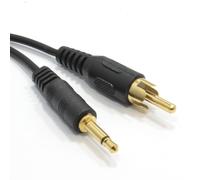 kenable 3.5mm Mono Jack Plug To Single RCA Phono Plug Cable 1.2m Gold [1.2 metres]
