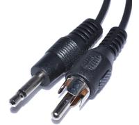 kenable 3.5mm Mono Jack Plug To Single RCA Phono Plug Cable Nickel 2m [2 metres]