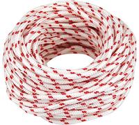 3.5mm Pull Cord for Lawnmower 10 Meters lawn mower replacement Pull Cord for Recoil Starter Husqvarna STIHL Craftsman Chainsaw Rope Replacement,Lawn Mower Trimmer, WHITE RED