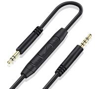 3.5mm Replacement Audio Cable Cord Aux Wire for Beats Sony Headphones | Headphone Cable for Beats Solo 2 Solo 3 Solo 4 Studio3 Pro, Sony WH-1000XM4 WH-1000XM5 WH-CH720N, In-line Mic, Volume Control