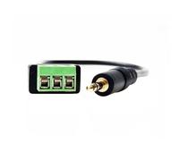 3.5mm Screw Terminal Adapter Cable Cable 3.5mm Cable Balanced Male to Terminal Adapter Adapter for Sound System