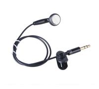3.5mm Single Side Earbud Headphones, Removable, Black 45CM