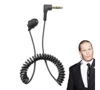 3.5mm Single Side Earphone - Wired Earbuds, Mono Headphone Wi Red Earphones | 3.5mm Plug, Noise Isolating Wired Headset, Single Side Headphones, Sports Earbuds For Smartphones, PC, MP3