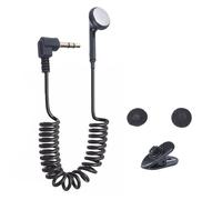3.5mm Spring Coil Earbuds Single Sided Earphones for MP3 Mobile Devices Comfortable to Wear Spring Coiled Earplugs