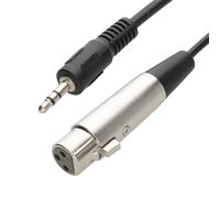 kenable 3.5mm Stereo Jack PC Laptop to XLR Female Mixer Speaker Cable 2m