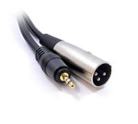 kenable 3.5mm Stereo Jack PC Laptop to XLR Male Mixer Speaker 2m