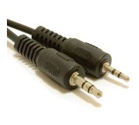 kenable 3.5mm Stereo Jack to 2.5mm Jack Audio Cable Adapter Lead for MP3 MP4 Players Car AUX Headphones 1.5m Black