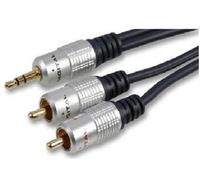3.5Mm Stereo Mini Jack To 2 X Rca Phono Lead Cable 2M