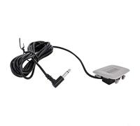 3.5mm Stereo Wired External Car Audio Microphone with ABS Housing and Roof Panel Mount, Compatible with For Models for Clear In-Car V