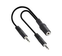 3.5mm Stereo Y Splitter Cable Double Male Auxiliary Adapter for Connecting Multiple Devices and Clear Sound Noise Free Stereo Splitter Copper Wiring