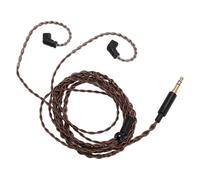 3.5mm to 2 Pin 0.78mm Earphone Cable, Earphone Replacement Cable, 3.9FT OFC Braiding Gold Plated Headphone Replacement Cable for QDC for ZSN ZSN Pro ZSN Pro X