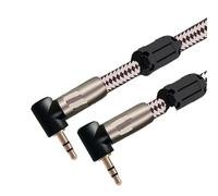 3.5mm to 3.5mm Audio Cable For Headphone Phone Car Speaker Auxiliary Cable Cord Mini Jack Stereo Cable 1m 2m 3m(3.5mm L - 3.5mm L,1.5m)