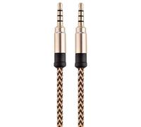 3.5mm to 3.5mm Stereo Sound Cable 1/8inch Headphone Cable Connectors(Gold,3m)
