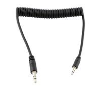 3.5mm to CB2 Camera Shutter Release Cable Remote Control Cord Speedlight Flash Trigger Connect PC Sync Spring Coiled Wire Cord for Olympus E-M1 Mark II Mark III E-M1X - 100cm Extension