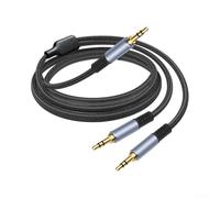 3.5mm TRS Male To Dual Male Audio Splitter Cable Supporting Shared Playback Or Combined Input From Two Sources(1 Meter)