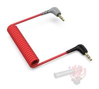 3.5mm TRS to TRRS Microphone Cable Patch Cable Mic Cord Adapter for Rode SC7, VideoMic, VideoMicro Go, BOYA and More External Mic Compatible with iPhone, Smartphone, Tablets