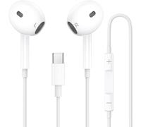 3.5mm Type-C Wired Earphones Crystal Box In-ear Earbuds With mic Headset For iPhone 4/5/6 Android smart phone (Type c)