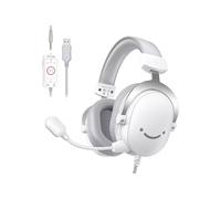 3.5mm/USB Gaming Headset for XBOX,PC,PS4/PS5,7.1 Surround Sound Wired Headphones with Soft Earmuffs,Volume Control,Detachable Microphone