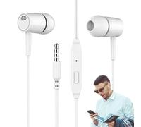 3.5mm Wired Earbuds,3.5mm Wired Earbuds with Microphone | Ergonomic Earbuds - Powerful Bass Noise Isolating Microphone, 3.5mm Jack Earphones