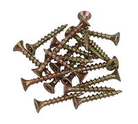 3.5mm x 25mm Countersunk Wood Chipboard Screw Fasteners PZ2 Drive 20pc