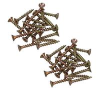3.5mm x 25mm Countersunk Wood Chipboard Screw Fasteners PZ2 Drive 40pc