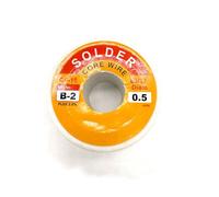 3.5oz/100g Solder Soldering Wire Rosin Core Flux 2.0% Diameter 0.6/0.8/1.0/1.2/1.5/2.0MM Soldering Iron Tin Wire Coil Low Melting Point Welding Tool (0.5mm)