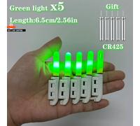 3/5Pcs, Fishing Indicator Light Night Fishing Bait, Include CR425 Includes Red/G