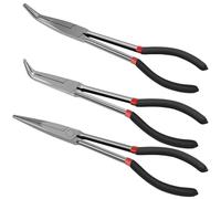 3/5Pcs Hose Gripper Plier Carbon Steel Spark Plug Removal Pliers Long Handle Car Electrical Disconnect Plier Radiator Hose Clamp(3Pcs D)