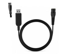 3.5V Shaver Charger Cable for Wahl Colour Pro Cordless Clipper 9649 Shaver, 1M USB Beard Trimmer Shaver Charging Cable Shaver Power Supply Replacement Cord