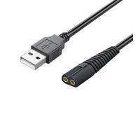 3.5V USB Shaver Charger Cable1000mA Compatible with Wahl Colour Pro 9649, Charging Cable Power Cord Replacement Compatible with Wahl Aqua Blade Stubble 9899-100,9899-804,9864,9870,9818a,5616L Beard