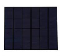 3.5W 6V Portable Mini Polycrystalline Silicon Solar Panel, Wireless Solar Charging Module for DC Battery, Small Solar Cell Panel with High Conversion Rate for Garden Lights and DIY