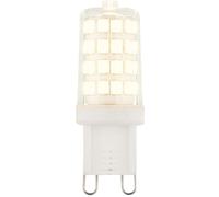 3.5W G9 LED Light Bulb - 400 Lumen Output - 4000k Cool White Colour Temperature - Clear & Gloss White Polycarbonate Construction - A++ Energy Rating