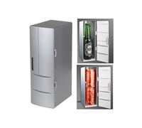 3.5W USB PC Mini Fridge Beverage Drink Cooler / Warmer, Size: 24.5 x 10.8 x 8.3cm(Silver)