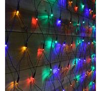 Premier 3.5m x 1.2m 360 LED Christmas Net Window Light - Multi Coloured